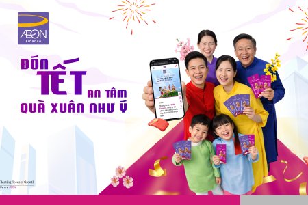 Đón Tết an tâm - Quà xuân như ý cùng AEON Finance